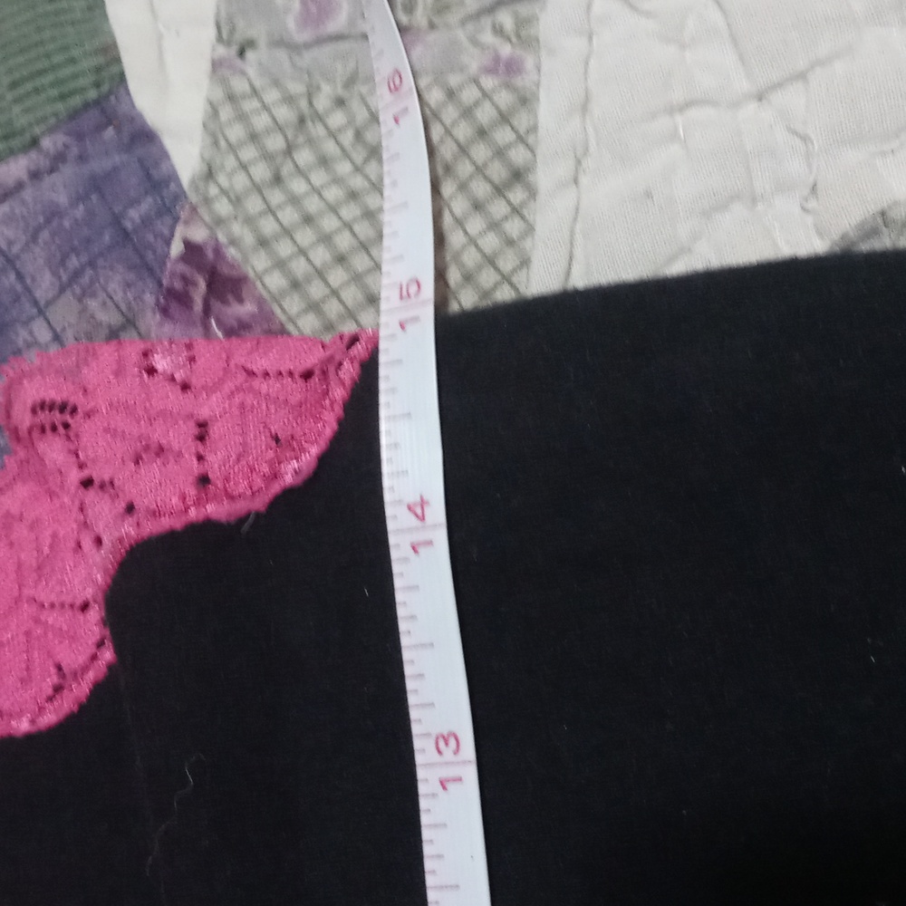 Bnwot!! Baby phat spaghetti strap tank top sz medium in black and pink pink lace - Picture 9 of 12